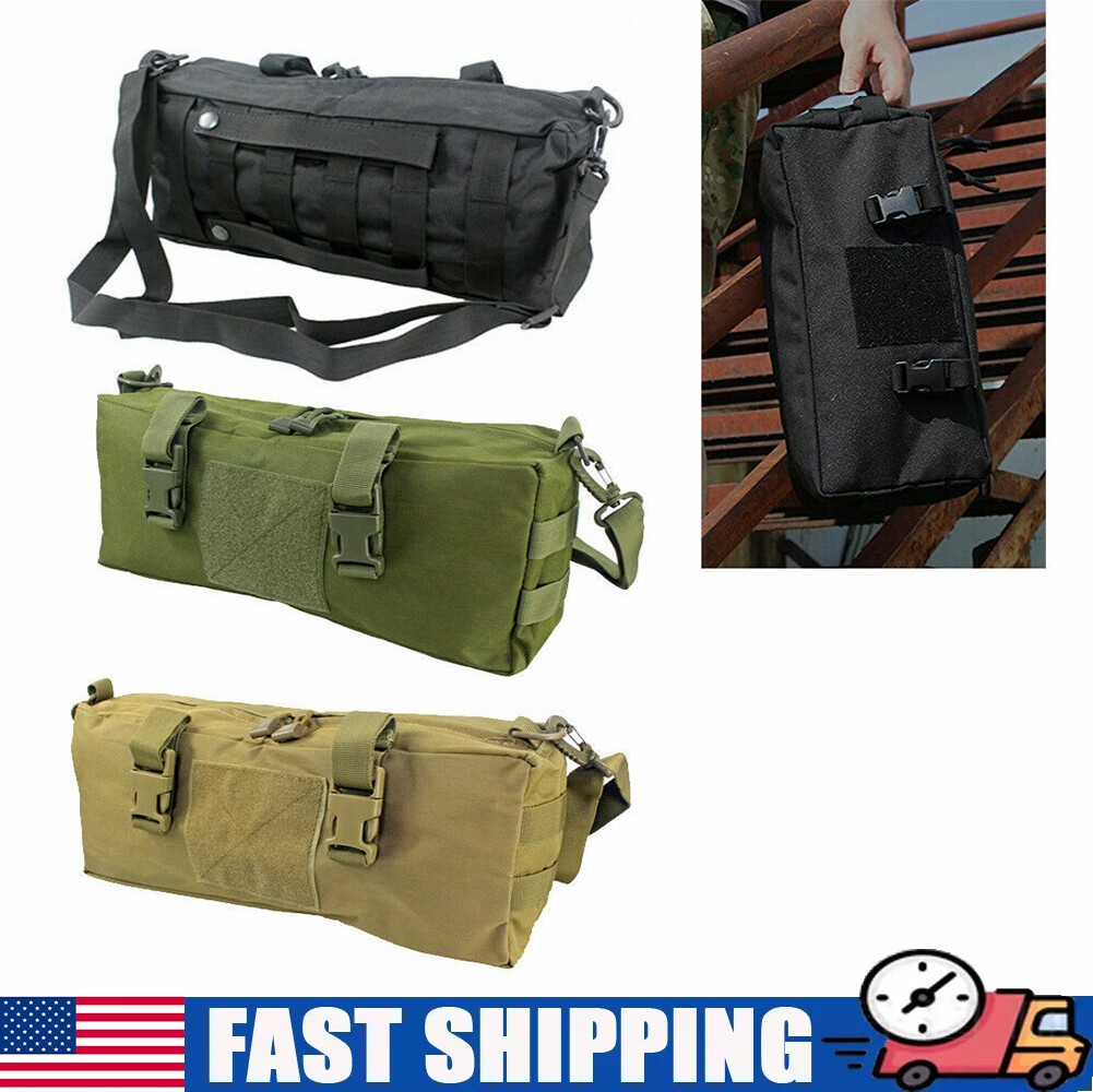 Tactical Molle Multi-Purpose Large Capacity Waist Pack Hunting Pouch Hiking Bag