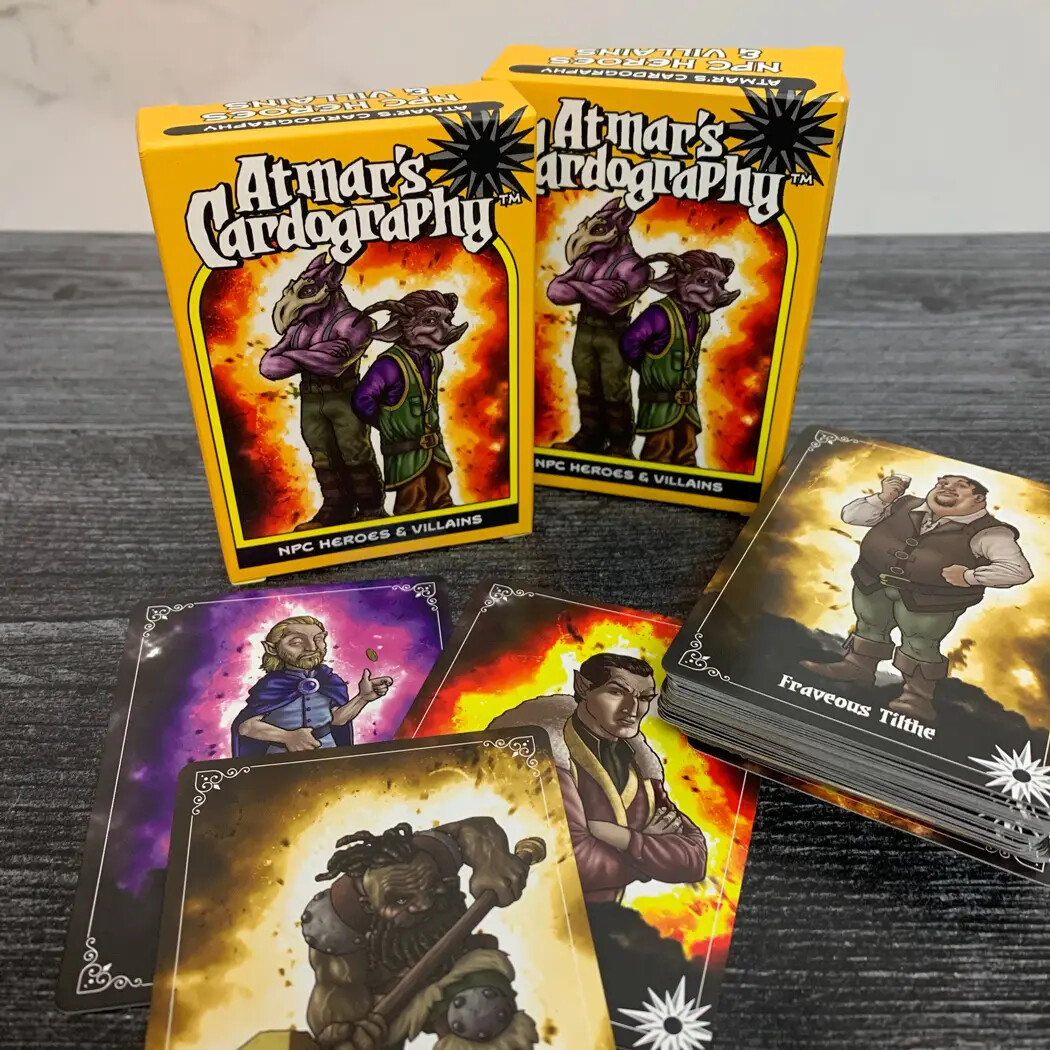 Cardography | NPCs Heroes & Villains