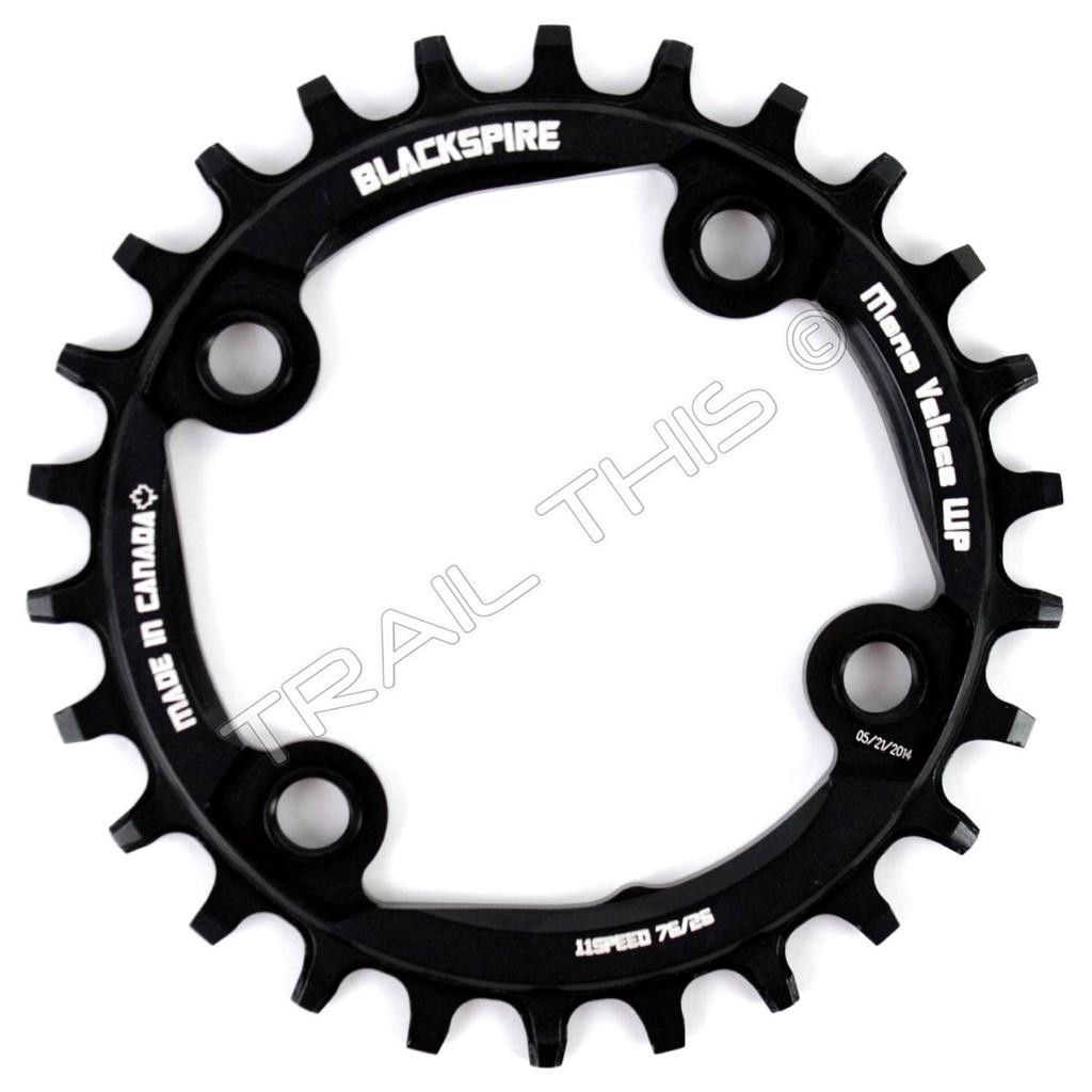 Blackspire 26T x 76mm Single Bike Chainring 9/10/11-Speed Ring fits SRAM XX1/X01