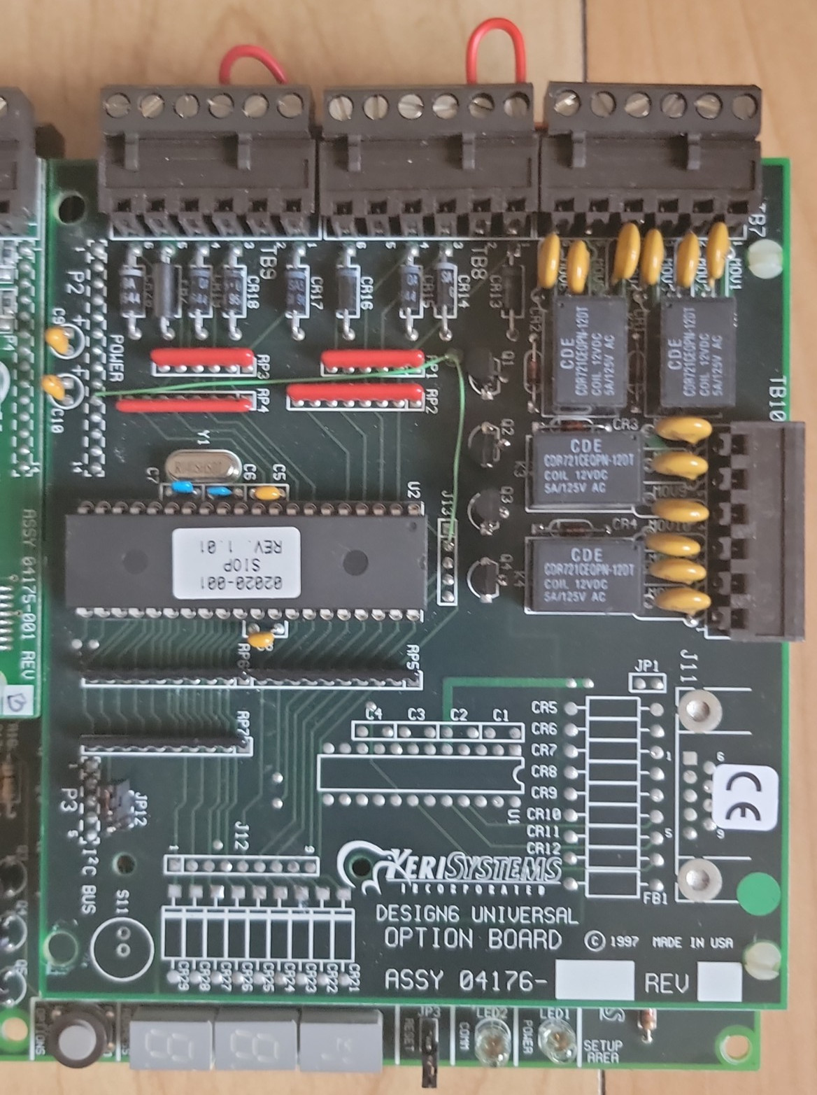 Keri Systems PXL-250 Board Controller Receiver Board for Control Panel - READ