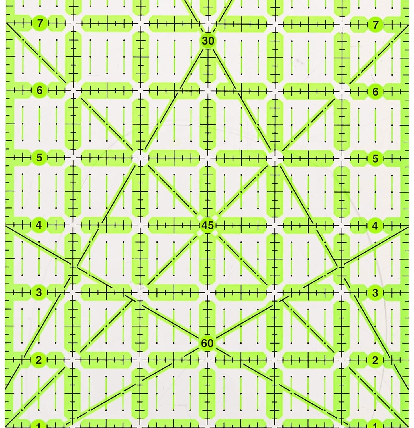 6" x 24" Non-Slip Rectangle Quilting Ruler by