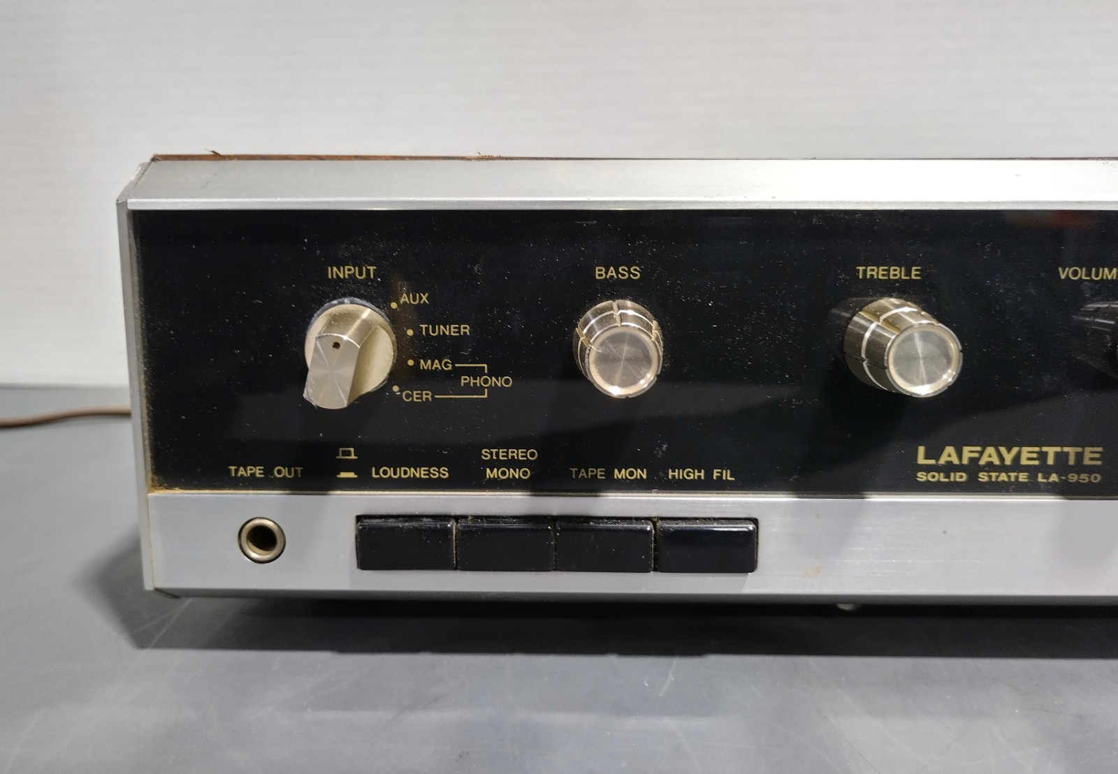 Lafayette LA-950 37.5W Per Channel 8Ω Solid-State Stereo Amplifier Power Tested
