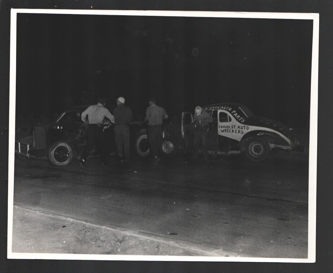 Sports Pub: Mance Park Speedway Auto Race Photo #426-1950's-Chicago IL-Wreck ...