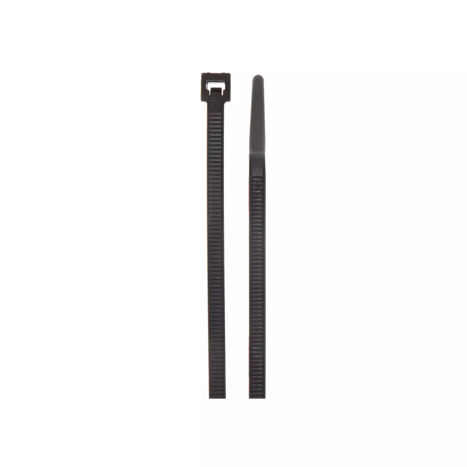 50 Pcs Thin Cable Tie 14 Length x Width 3/16 Wide Black