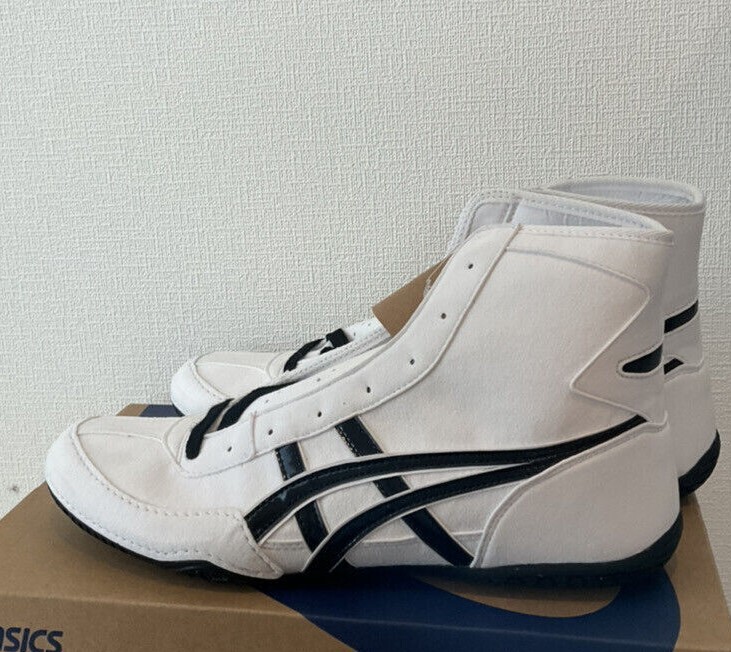 Asics Wrestling Shoes EX-EO special order 1083A001 White x Black x White