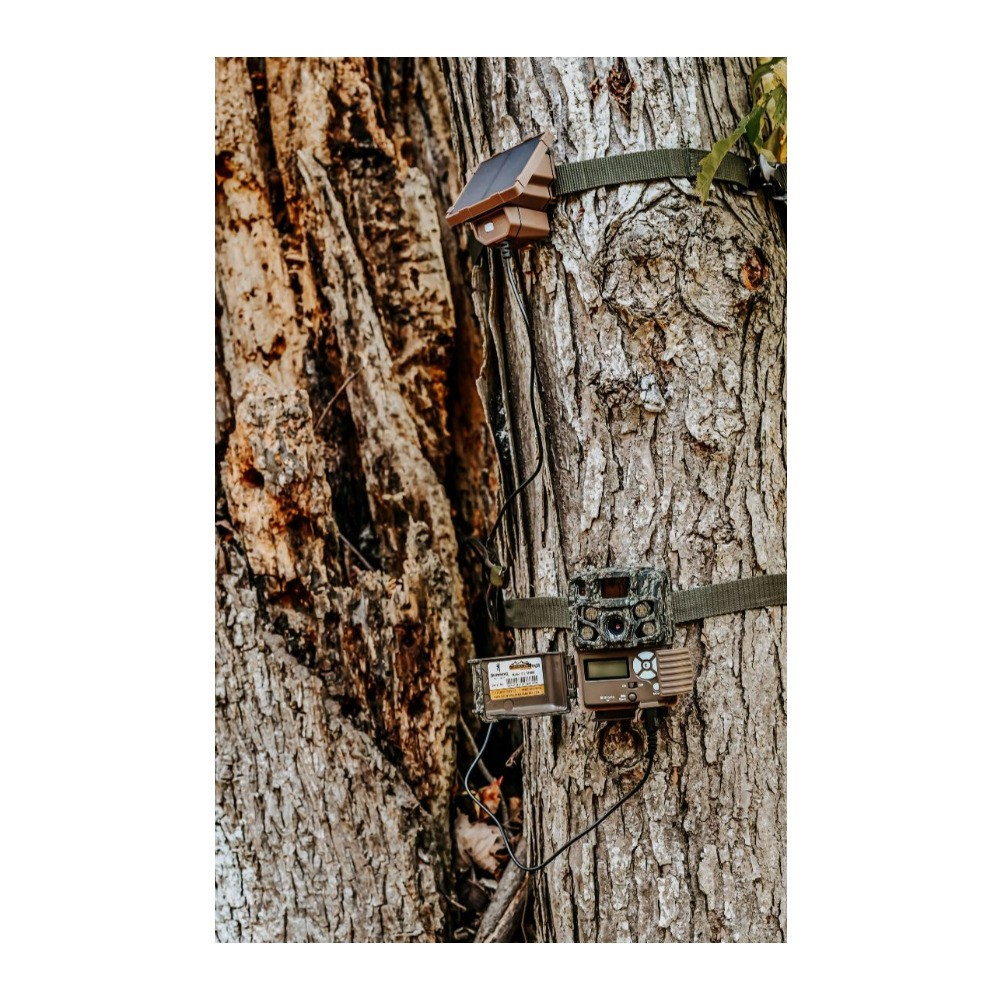 Browning Trail Cameras Universal Solar Camera Power Pack with Charge Meter