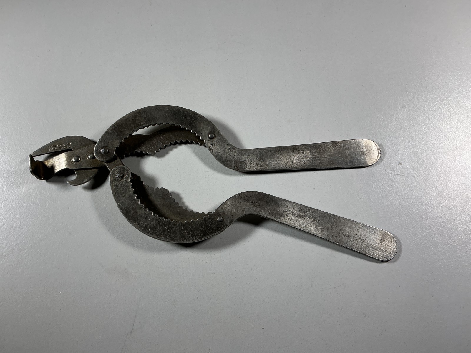 Vintage Combination Can Opener & Jar / Bottle Opener Kitchen Oddity Tool 1923
