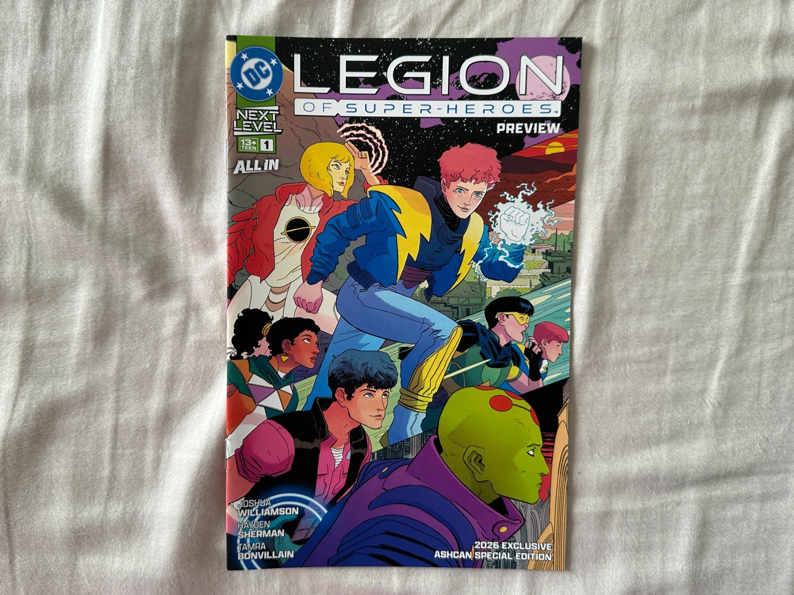 SDCC 2026 DC Legion of Super-Heroes Preview #1 Hayden Sherman Ashcan