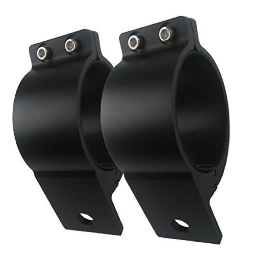 1 Pair Aluminum Mounting Bracket Tube Clamp for Bullbar Roof Rack Roll 3 Inch
