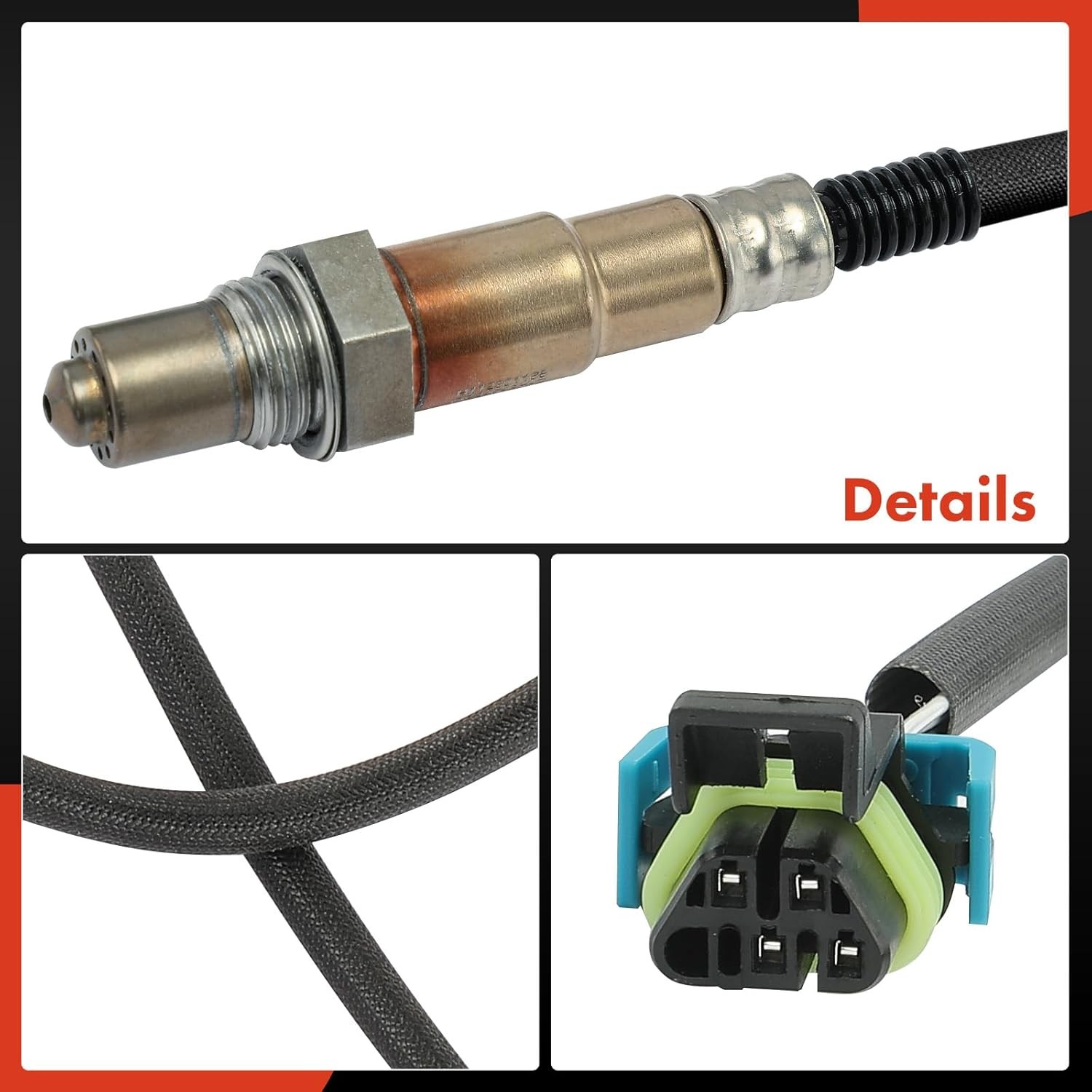 A-Premium O2 Oxygen Sensor Compatible w/Chevy,GMC,Cadillac,Buick&Saturn Models-E