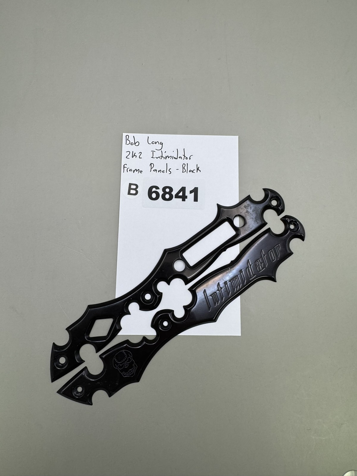 Bob Long 2k2 Intimidator Frame Panels Black
