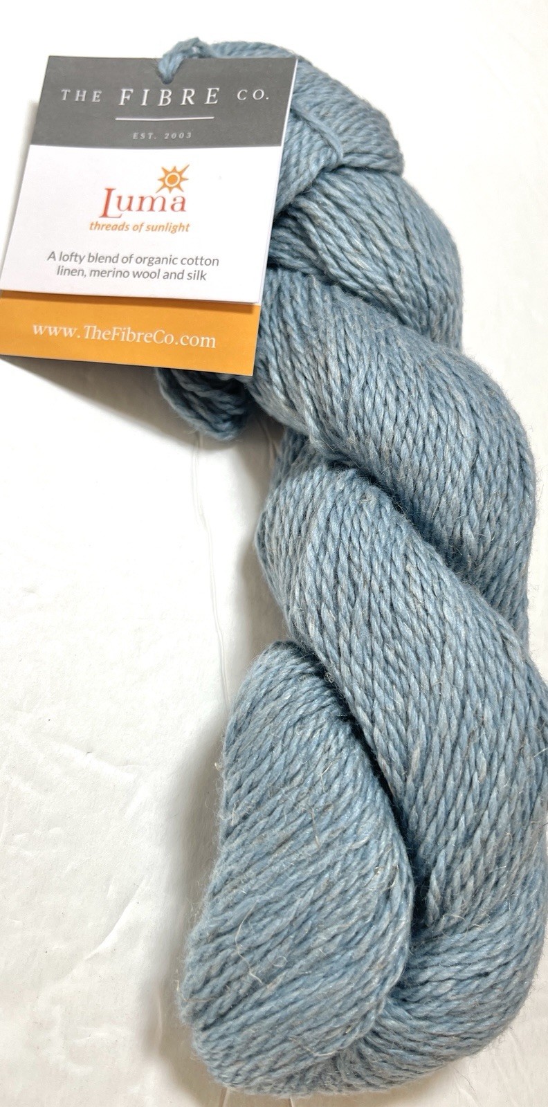 THE FIBRE CO - LUMA THREADS OF SUNLIGHT. 1pk. CHAMBRAY.  I Combine Ship.