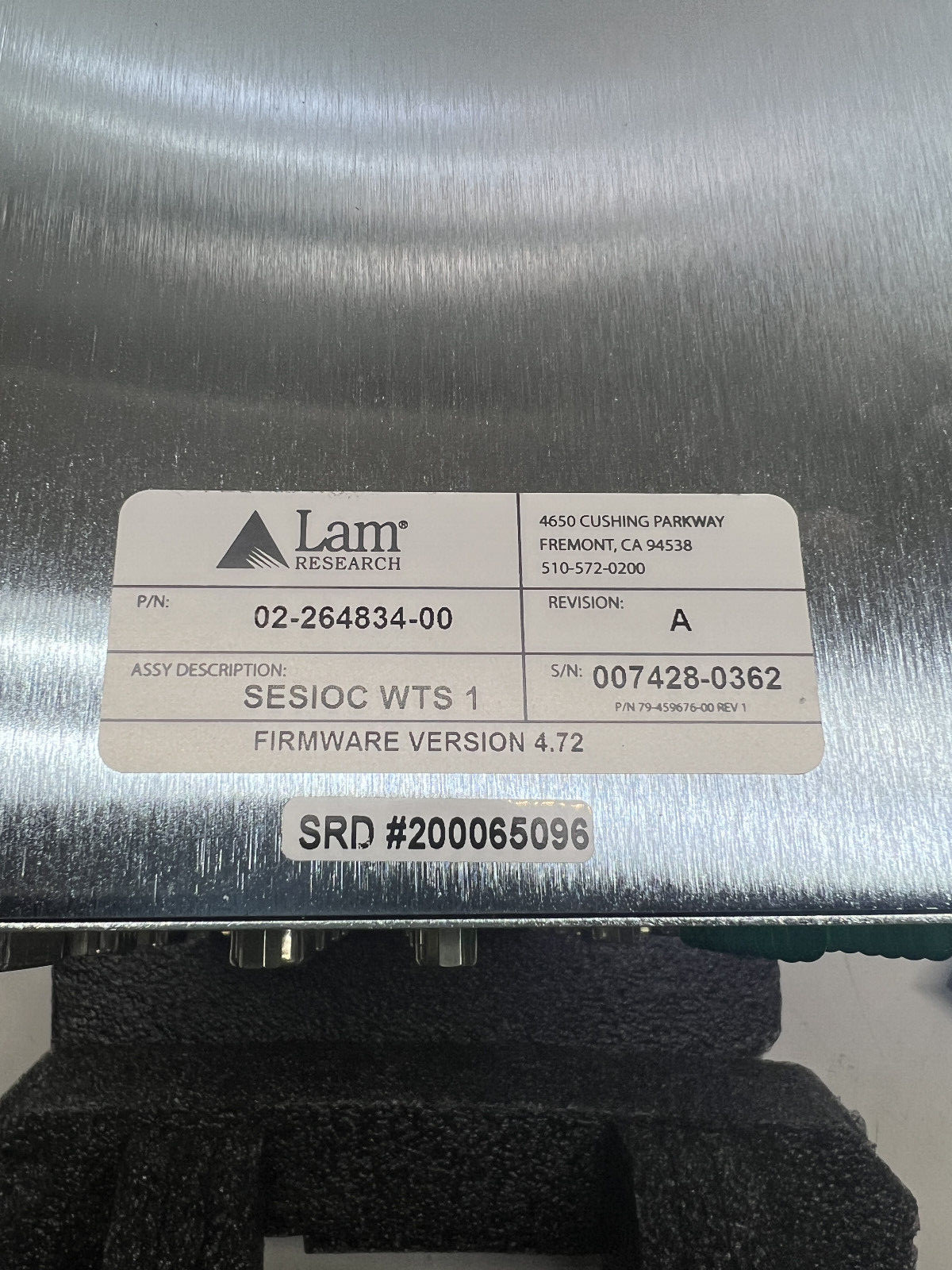 LAM VECTOR WTS1 SIOC 02-264834-00 *NEW*
