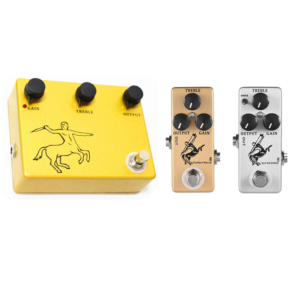 Mosky Golden/Silver Horse Demonfx K-C DRIVE Overdrive Effect Pedal True Bypass