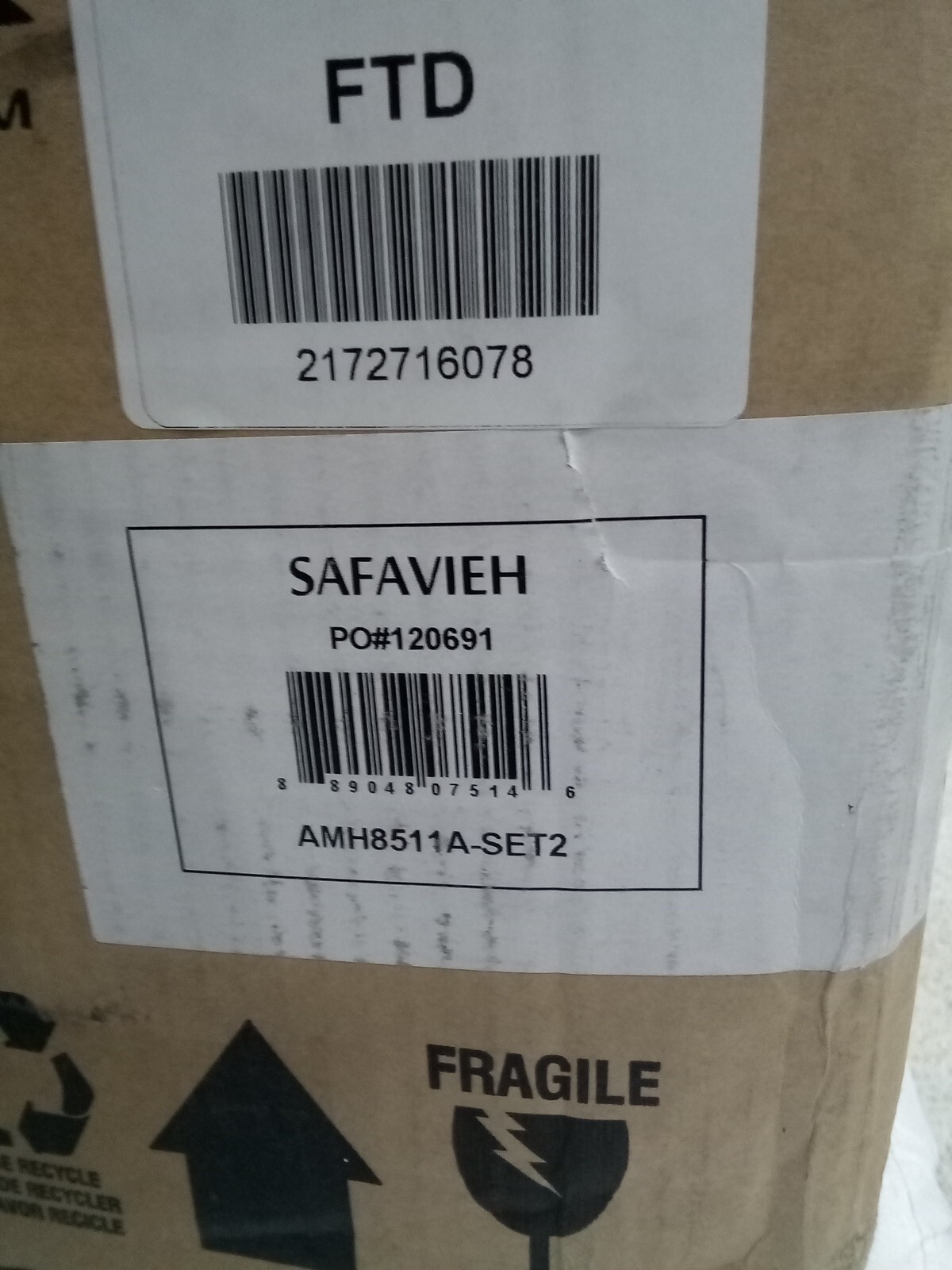 Safavieh Burris Side Chair, Reduced Price 2172716078 AMH8511A-SET2