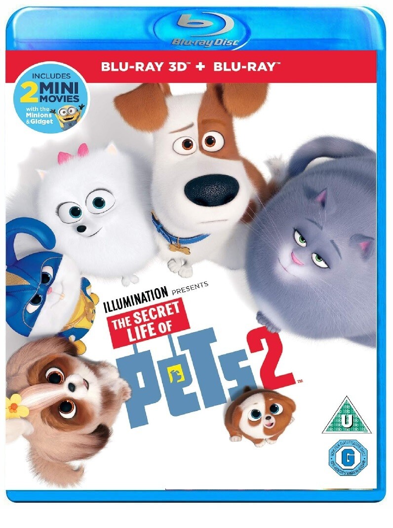 The Secret Life of Pets 2 (2019) 3D + 2D Blu-RayBRAND NEW (USA Compatible)