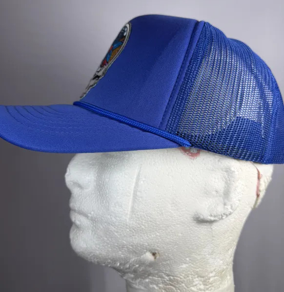 Grateful Dead "Spring Flower Stealie" Foam trucker - Royal