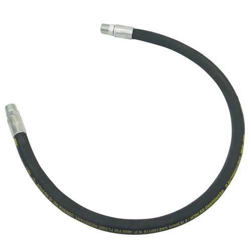 Hydraulic Hose 30" x 3/8" with 3/8" NPT Rigid Male Ends