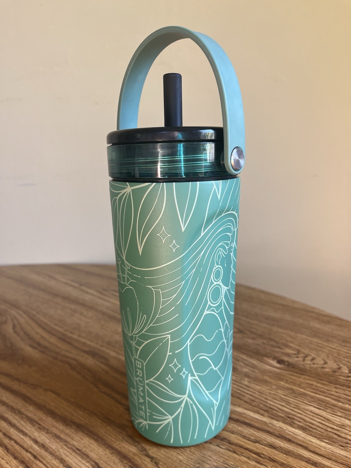 BRUMATE x Andrea Ballo Grow with the Flow Ltd Ed MultiShaker 25 oz Bottle no Lid