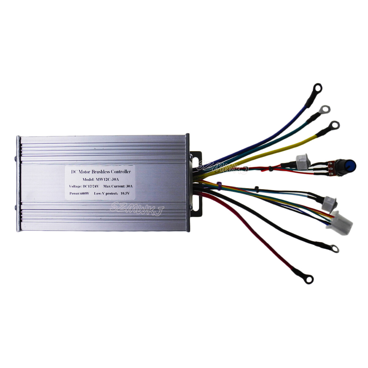 High Power Brushless DC Motor Speed Controller DC12V/24V 600W 30A Stopping Motor