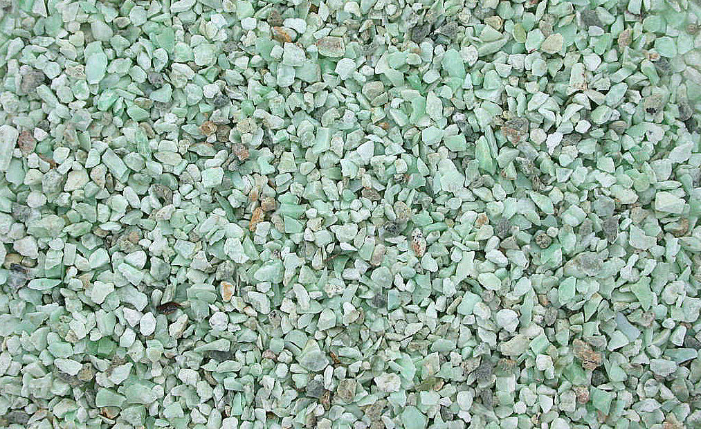 1/4 Ounce No Dye Natural Green Chrysoprase Chip No Powder Inlay Sand Painting