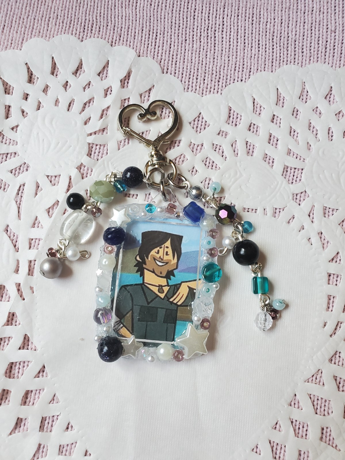 Total Drama Island Beaded Character Keychains
