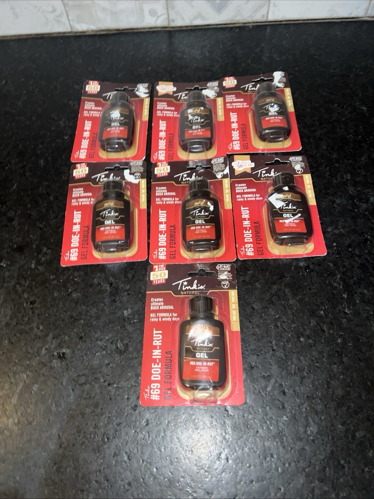 Tink's #69 W5256 Doe-in-Rut Deer Urine Buck Lure 1 Fl Oz Lot Of 7 Hunting