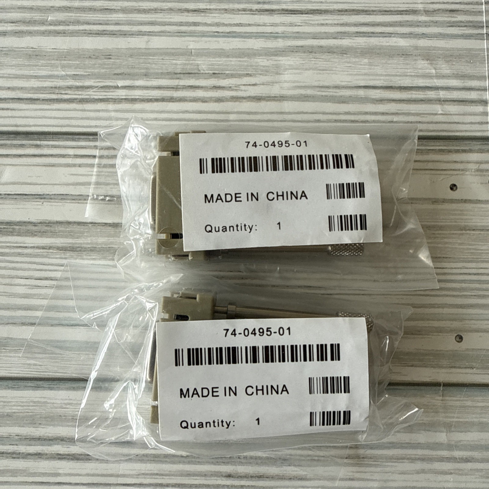 (2) CISCO DB9 Female to RJ45 Console/Terminal Adapter 74-0495-01 Rev.B OEM
