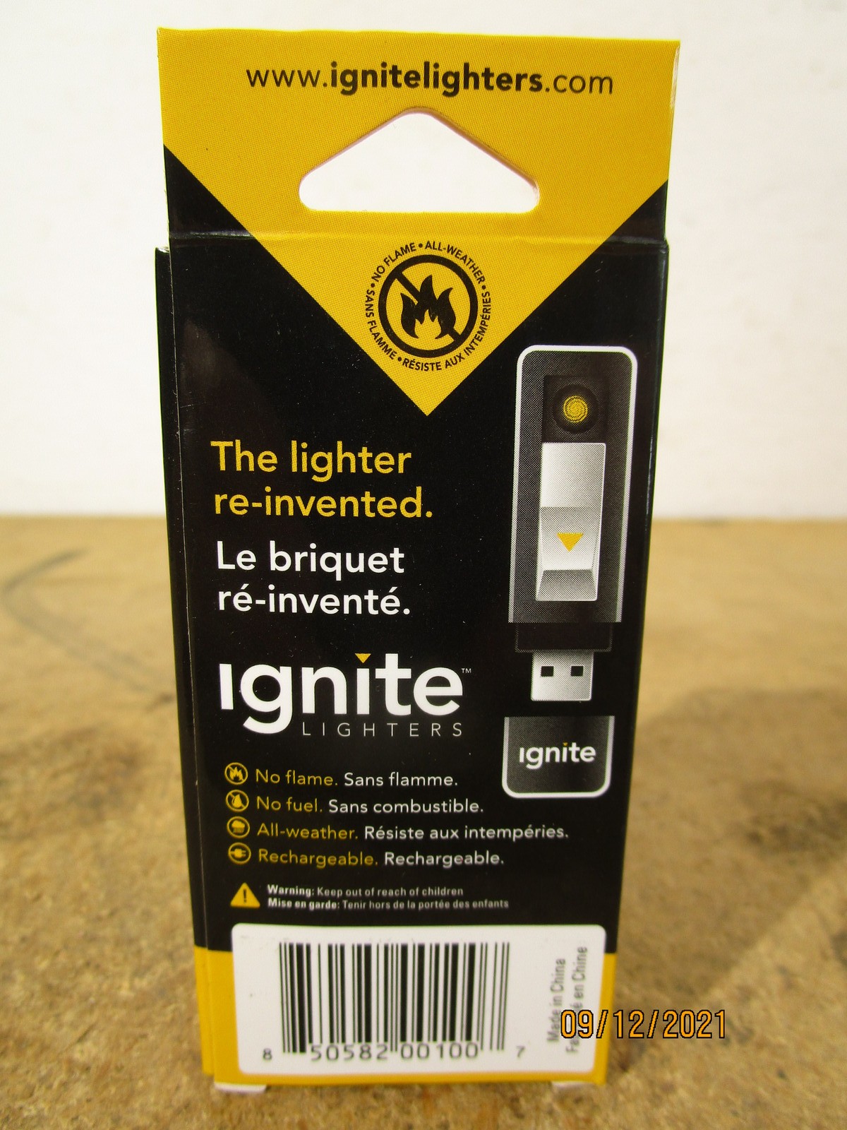 Ignite Lighter Flameless USB Rechargeable
