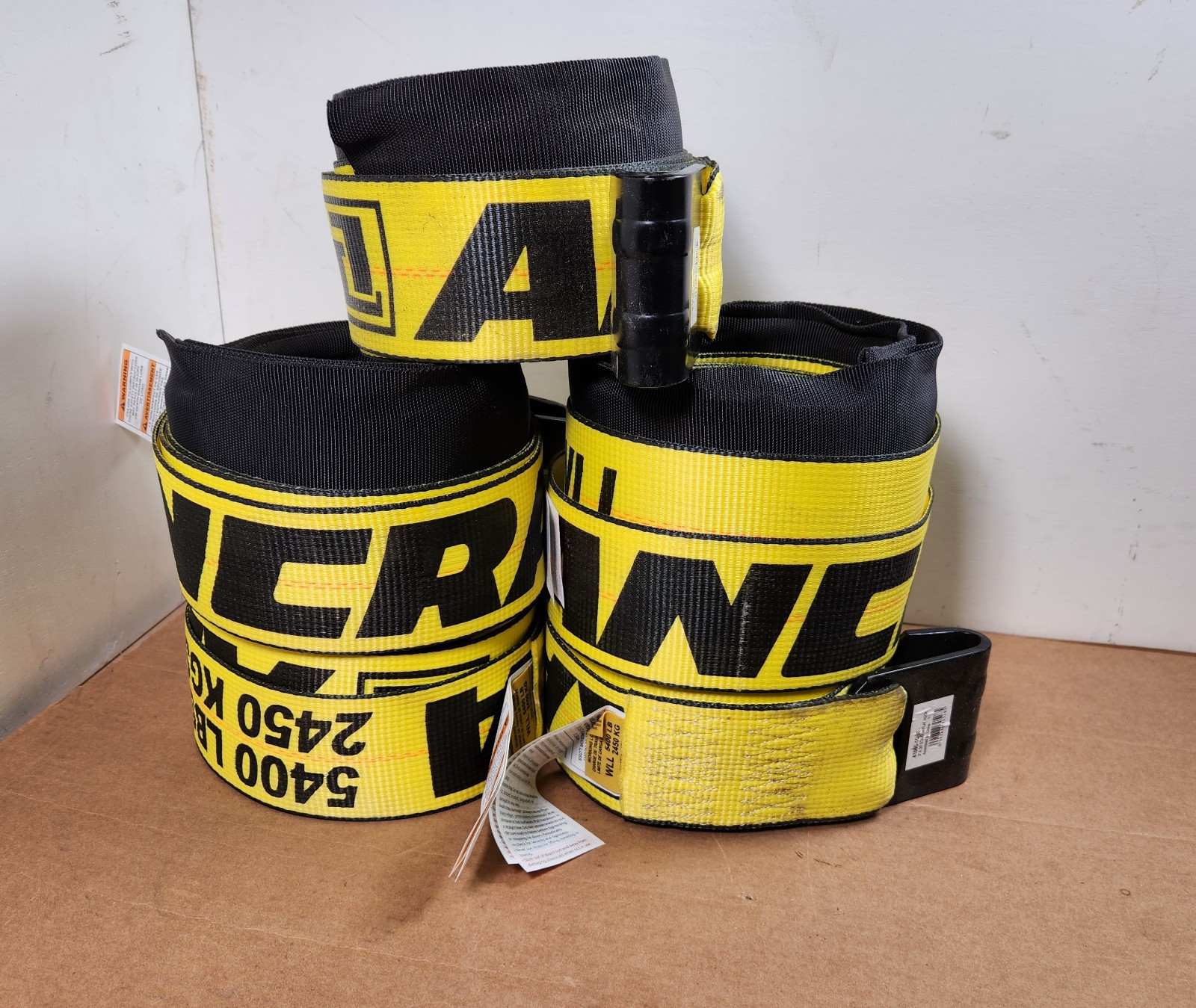 5 Pcs Ancra Cargo 41660-10-30 3" X 30' Winch Ratchet Strap Cordura