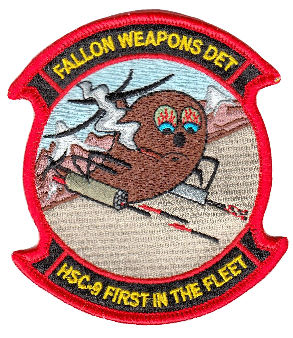 HSC- 9 FIRST IN THE FLEET FALLON WEAPONS DET PATCH