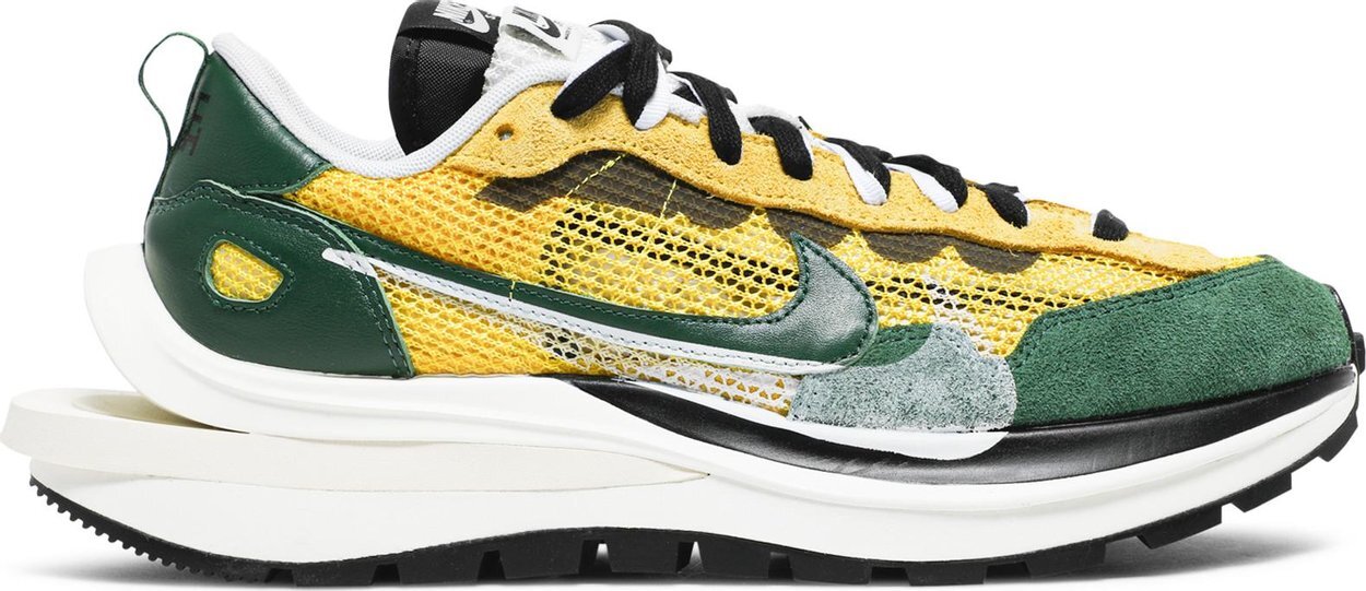 Nike Vaporwaffle sacai Tour Yellow Stadium Green CV1363-700 Men's Size New
