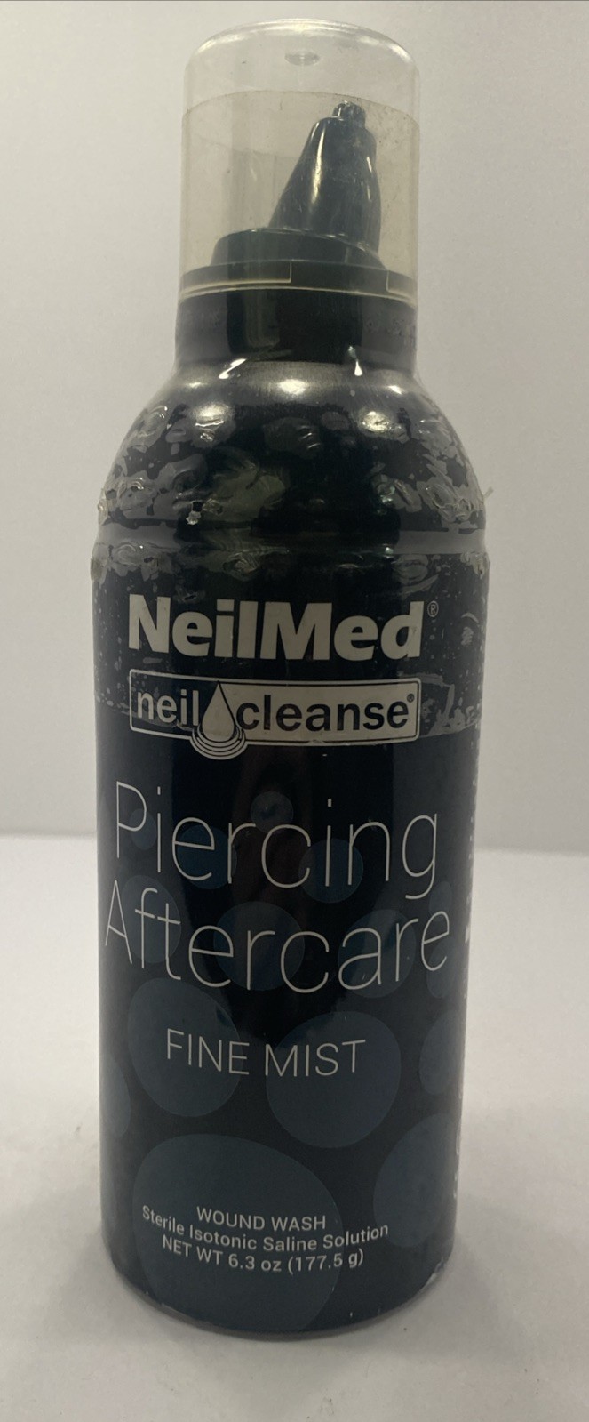 NeilMed NeilCleanse Piercing Aftercare Fine Mist & Wound Wash (2PK) 6.3oz.each