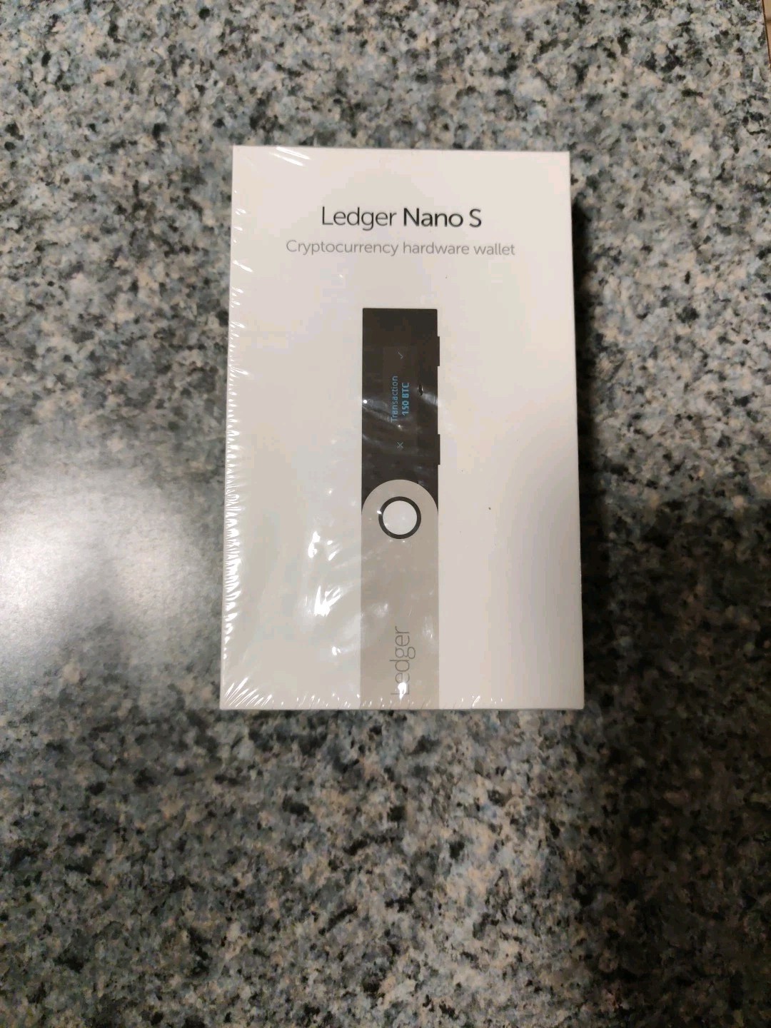 Ledger Nano S Hardware Cryptocurrency Wallet Sealed