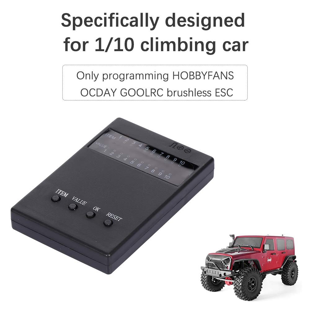 GoolRC Programming Card for RC Car Brushless ESC Electronic Speed Controller