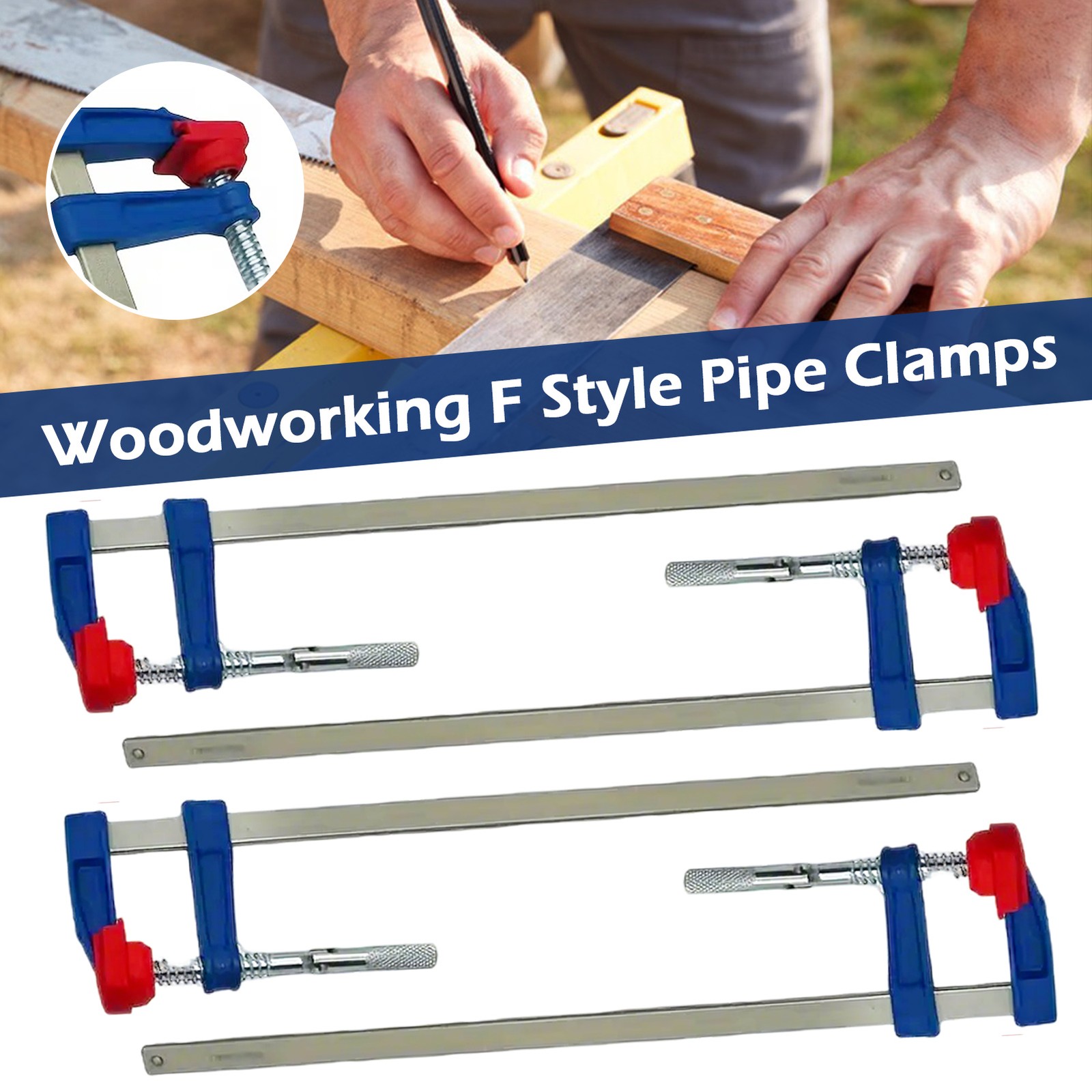 Bar Clamps F Clamps for Woodworking Clamps Quick-Release Pipe Clamps