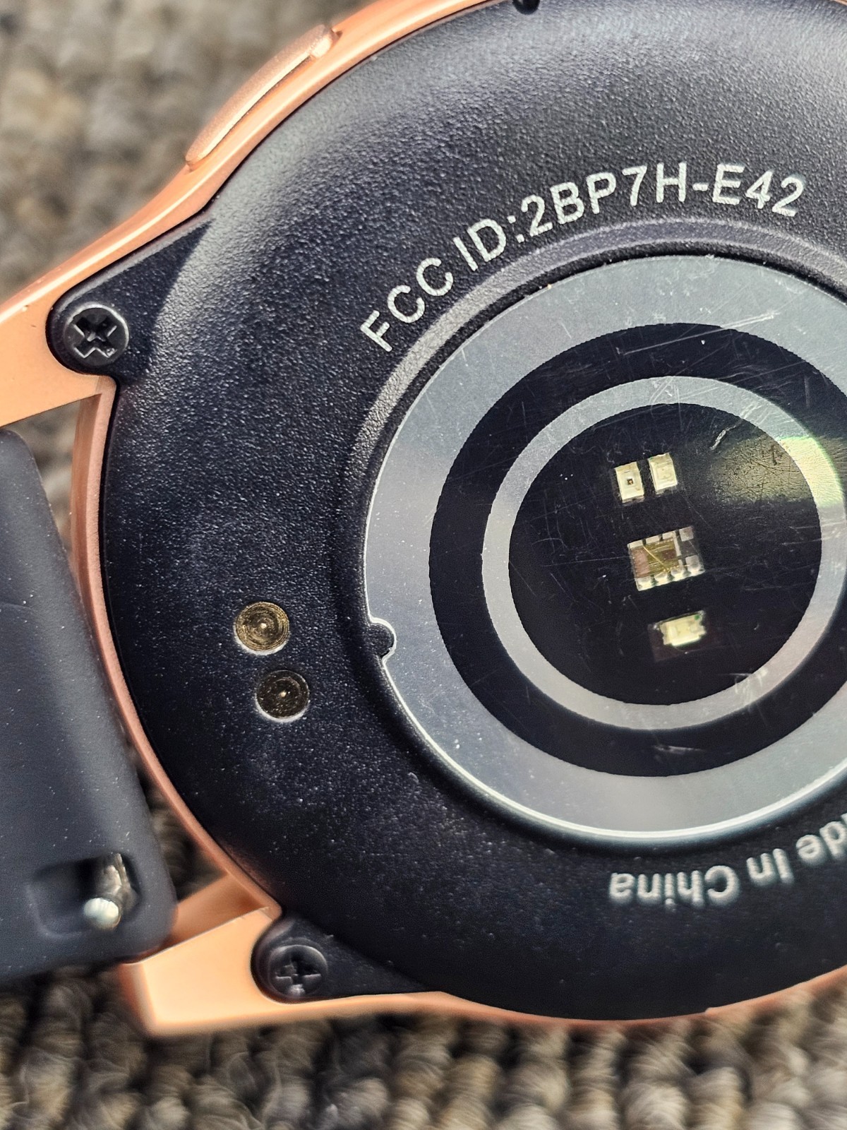 Letsfit E42: Black Bezel + Black Band Letsfit Smart Watch