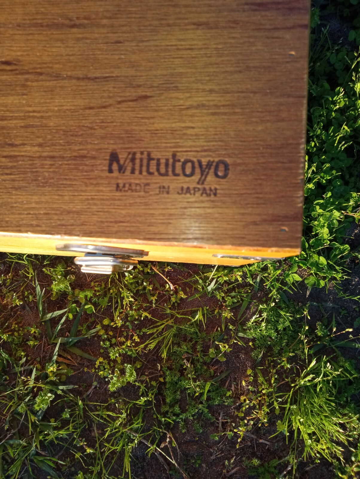 MITUTOYO WOODEN MICRO METER BOX ONLY 103-906 OMS T2-12