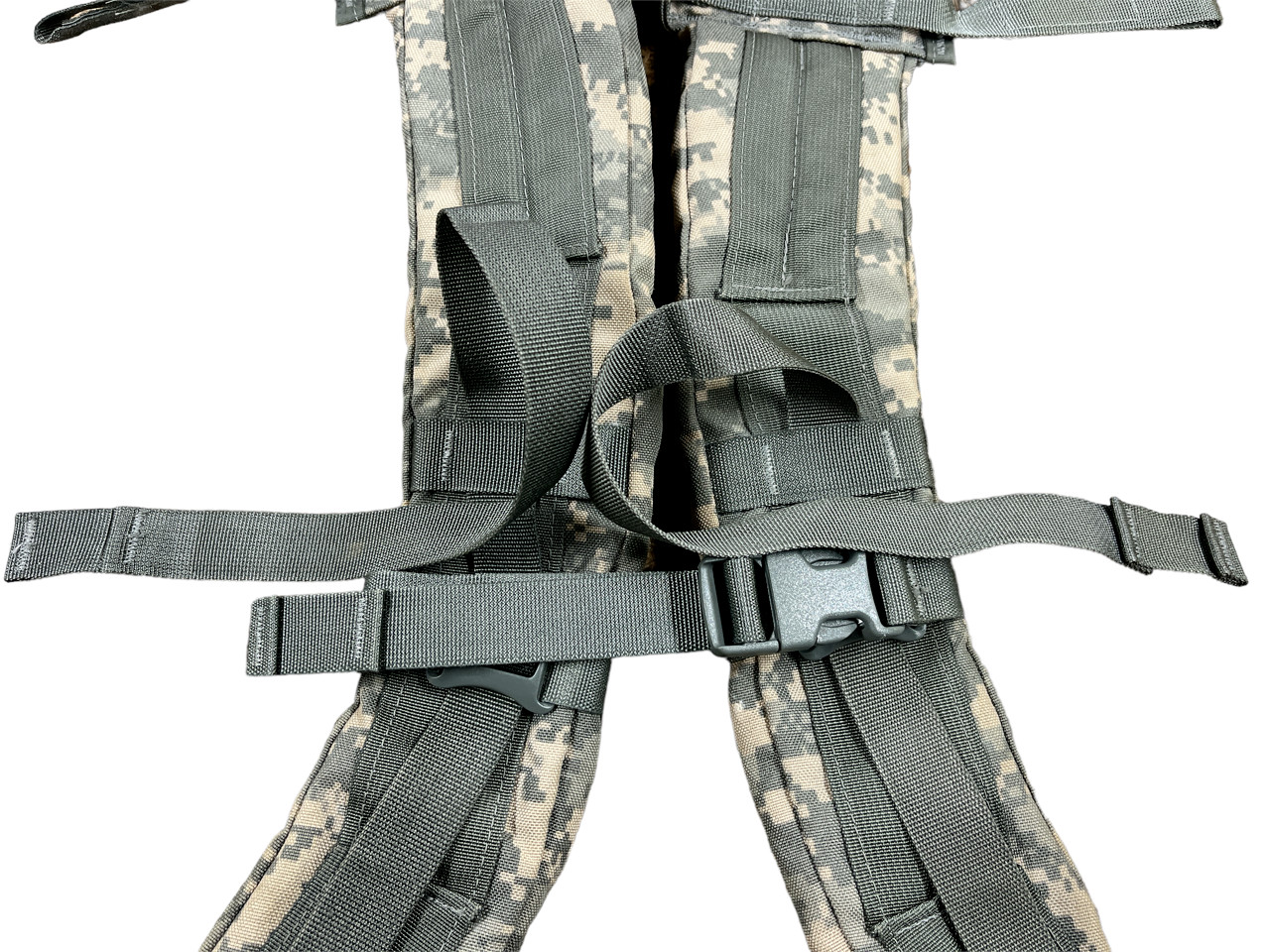 GENUINE US MILITARY MOLLE ENHANCED FRAME SHOULDER STRAPS ACU Camo VGC