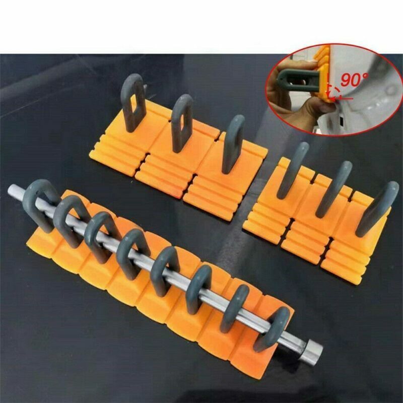 4Pcs Car Body Hail Glue Puller Tabs Pulling Paintless-Dent Repair Removal Tool