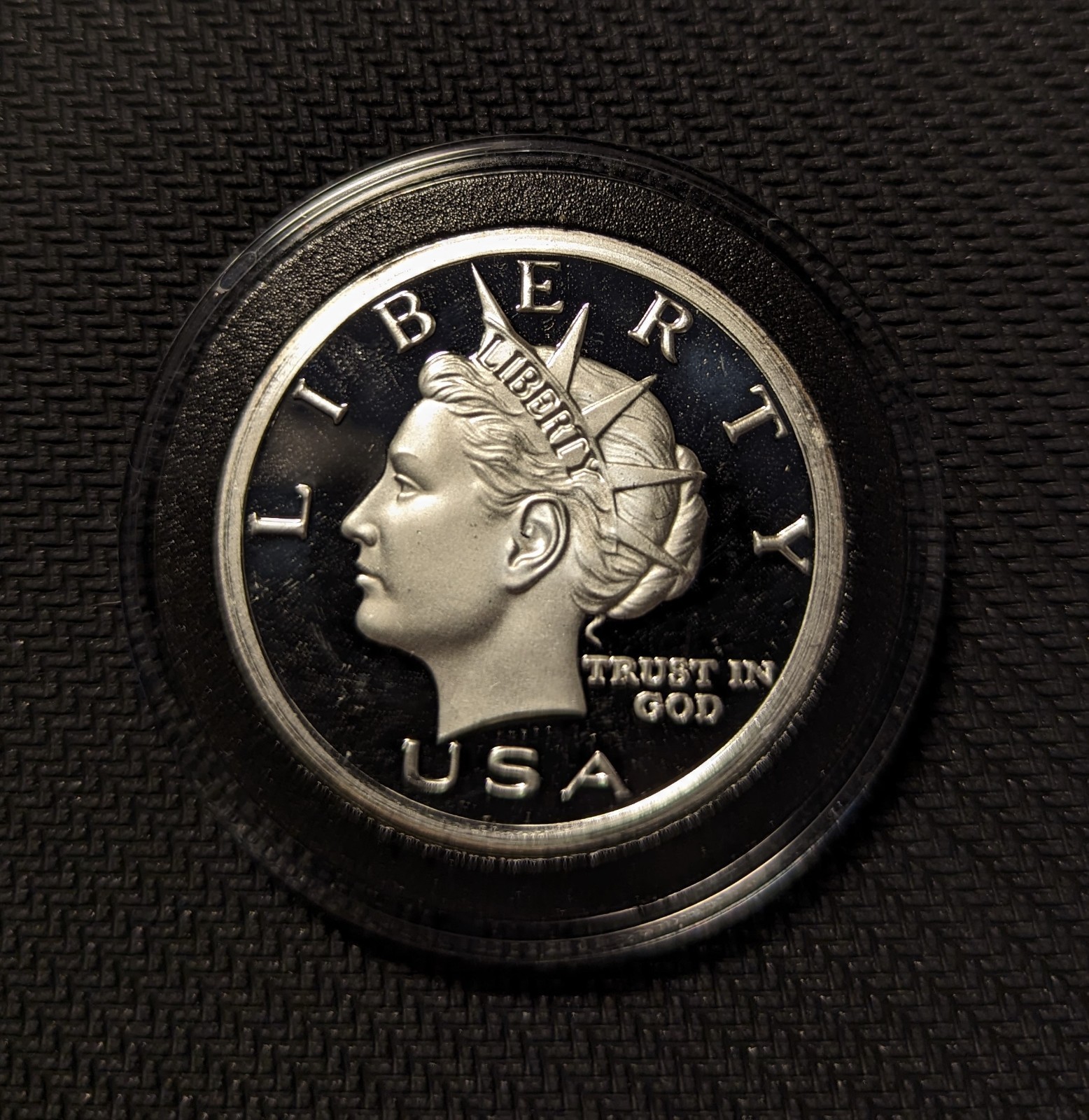 2003 Norfed $10 Liberty Type 1 small E w/ torch back 1oz .999 silver