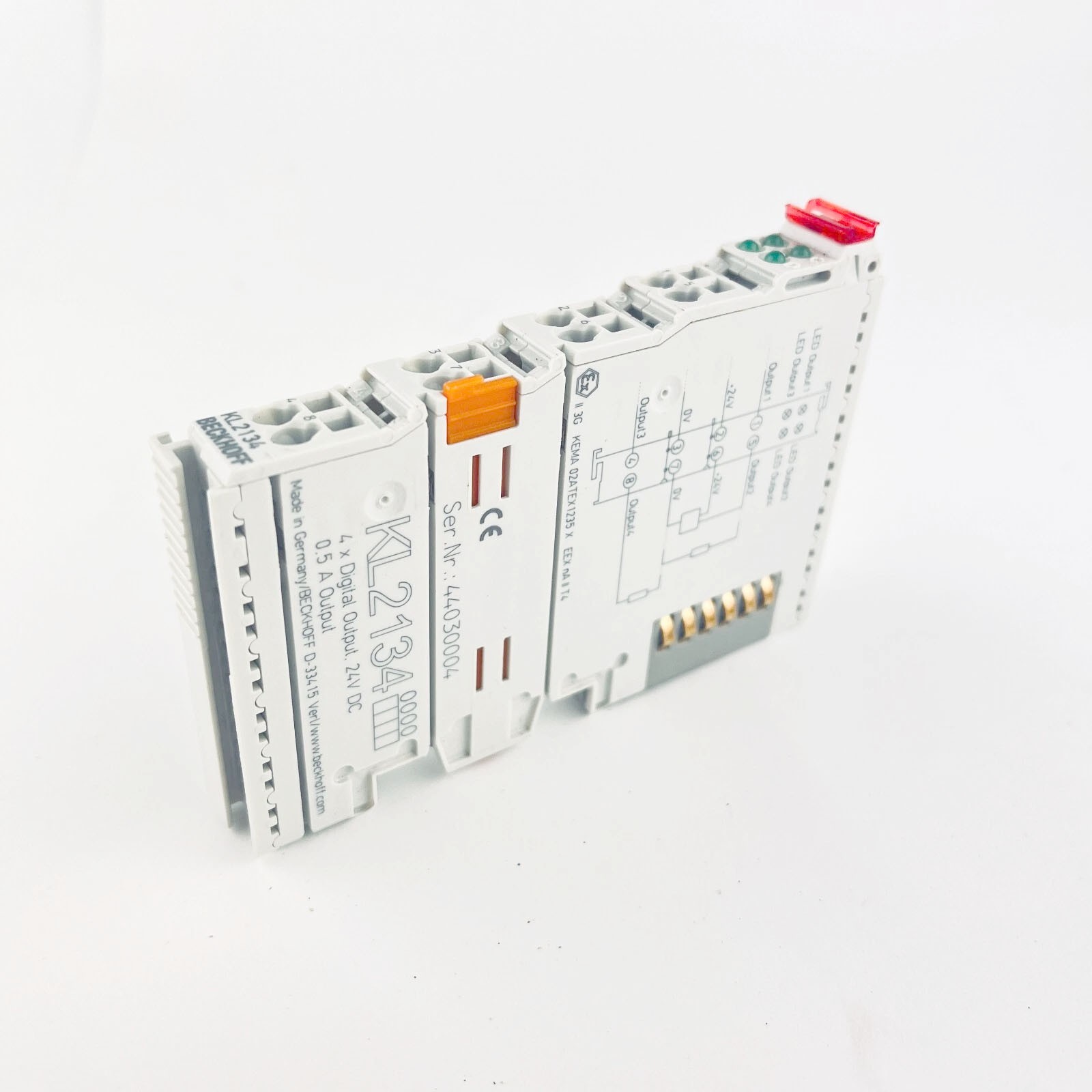Beckhoff KL2134 Digital Output Module 4-Channel 24 V DC New