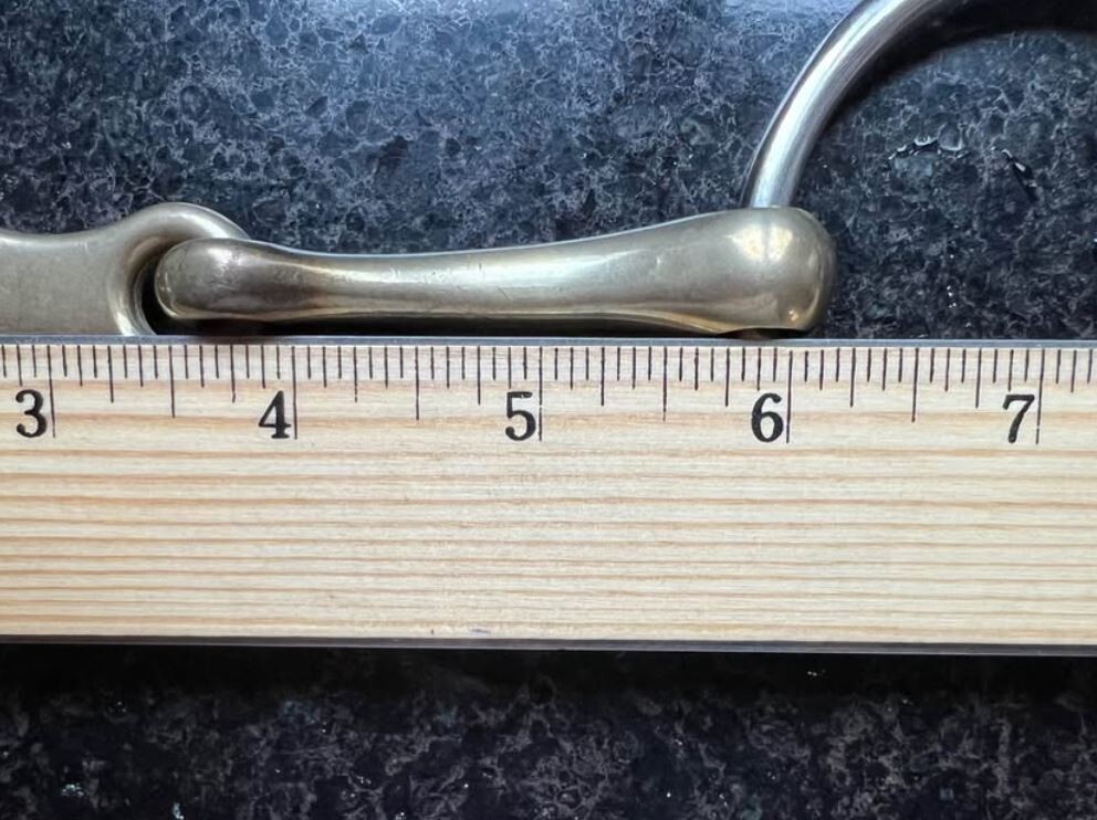 French link loose ring snaffle bit 5.75"