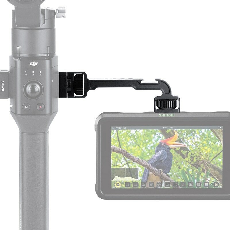 Monitor Mount Rotatable Magic Arm Cold Shoe Mount for DJI Ronin S SC Mic Light
