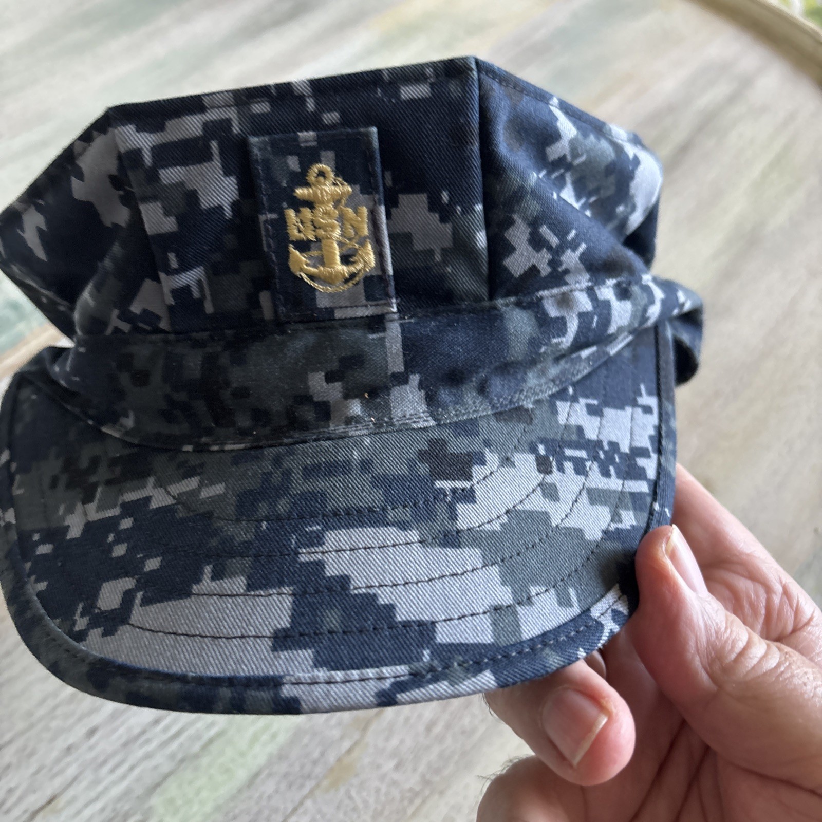 UNITED STATES NAVY COVER WORKING UTILITY SIZE 7 1/2 CPO