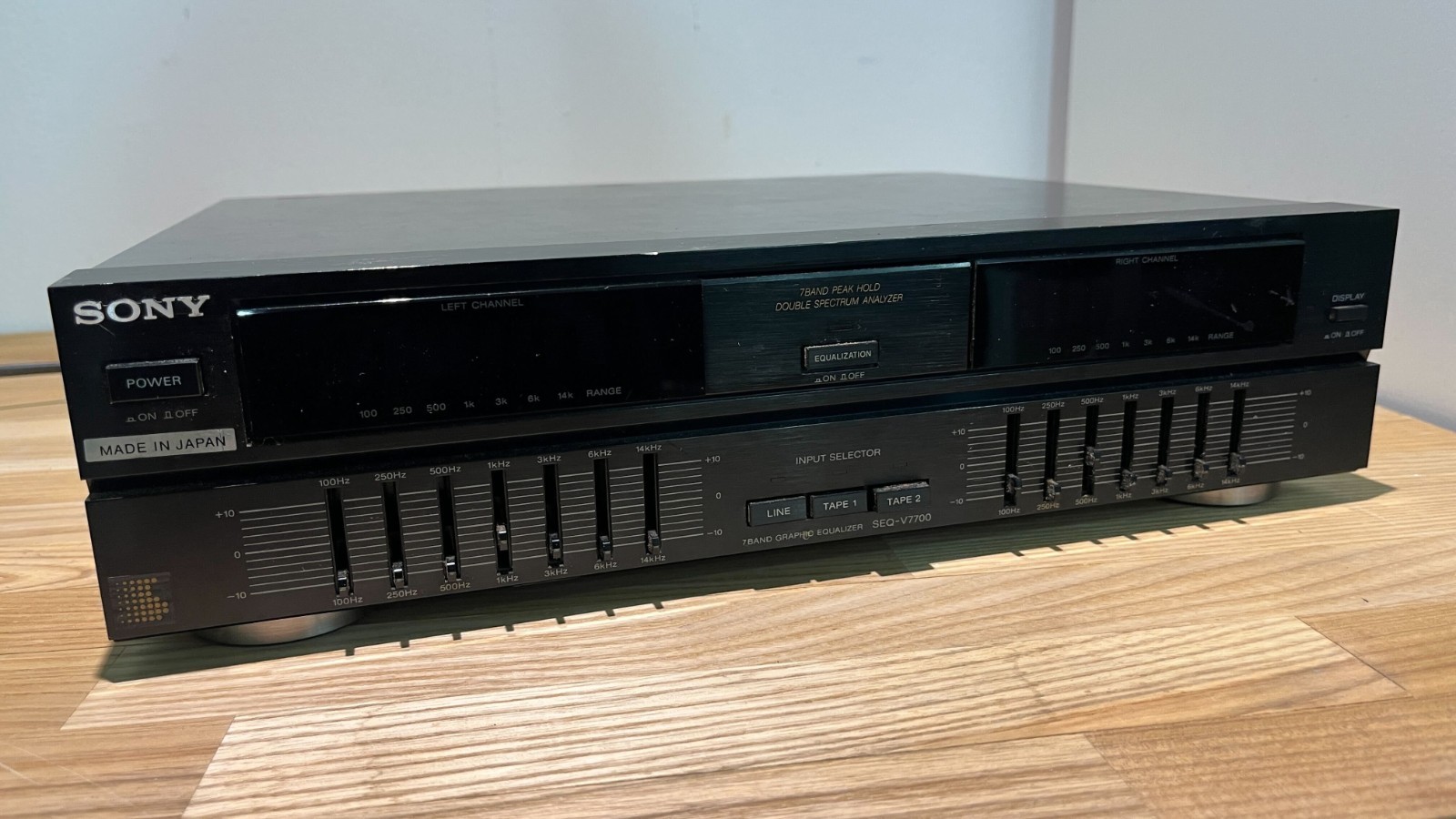 Sony SEQ-V7700 Graphic Equalizer – Vintage Hi-Fi – Tested & Working