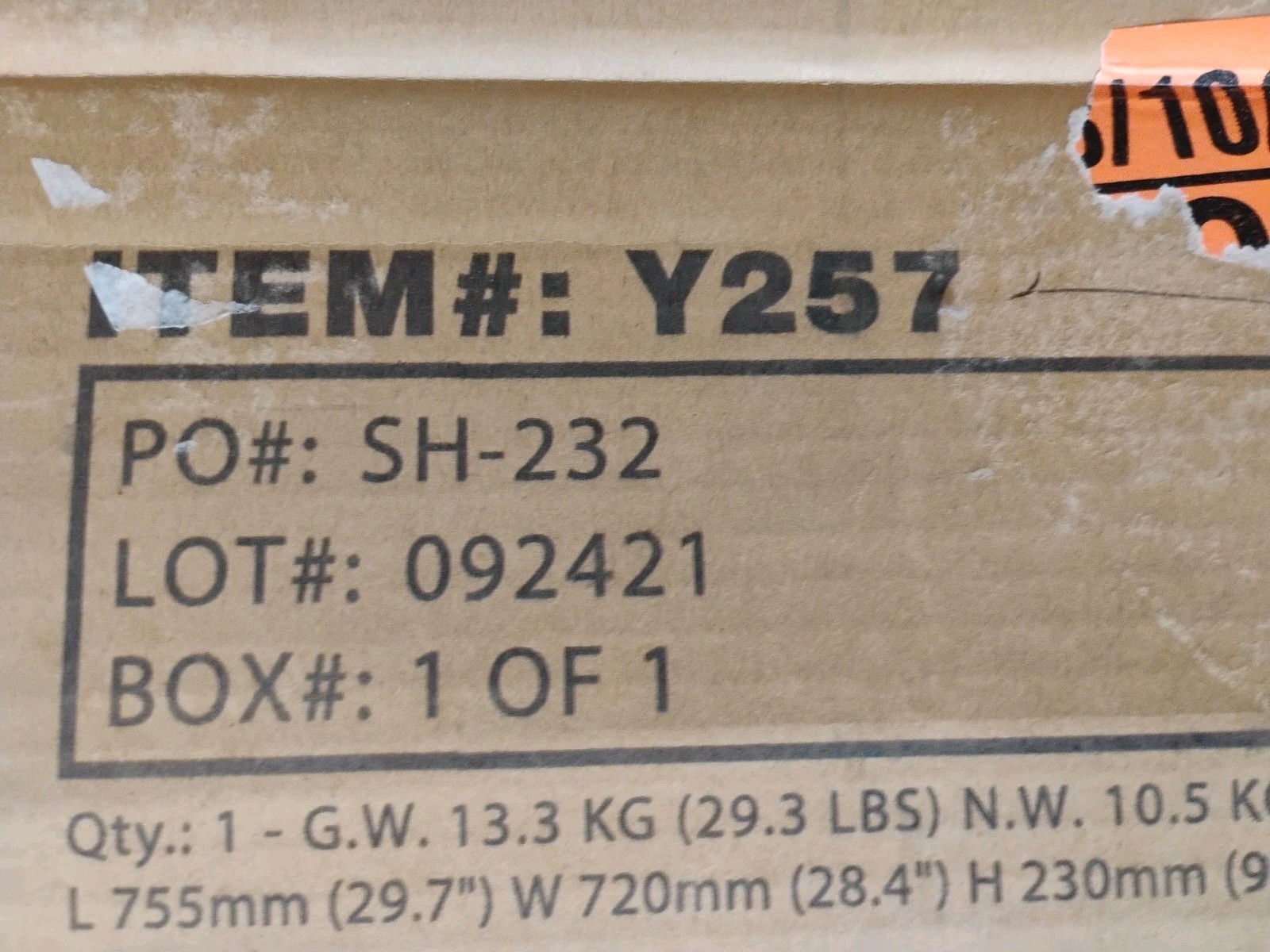 Rugged Dip Attachment Y257. New Open-Box