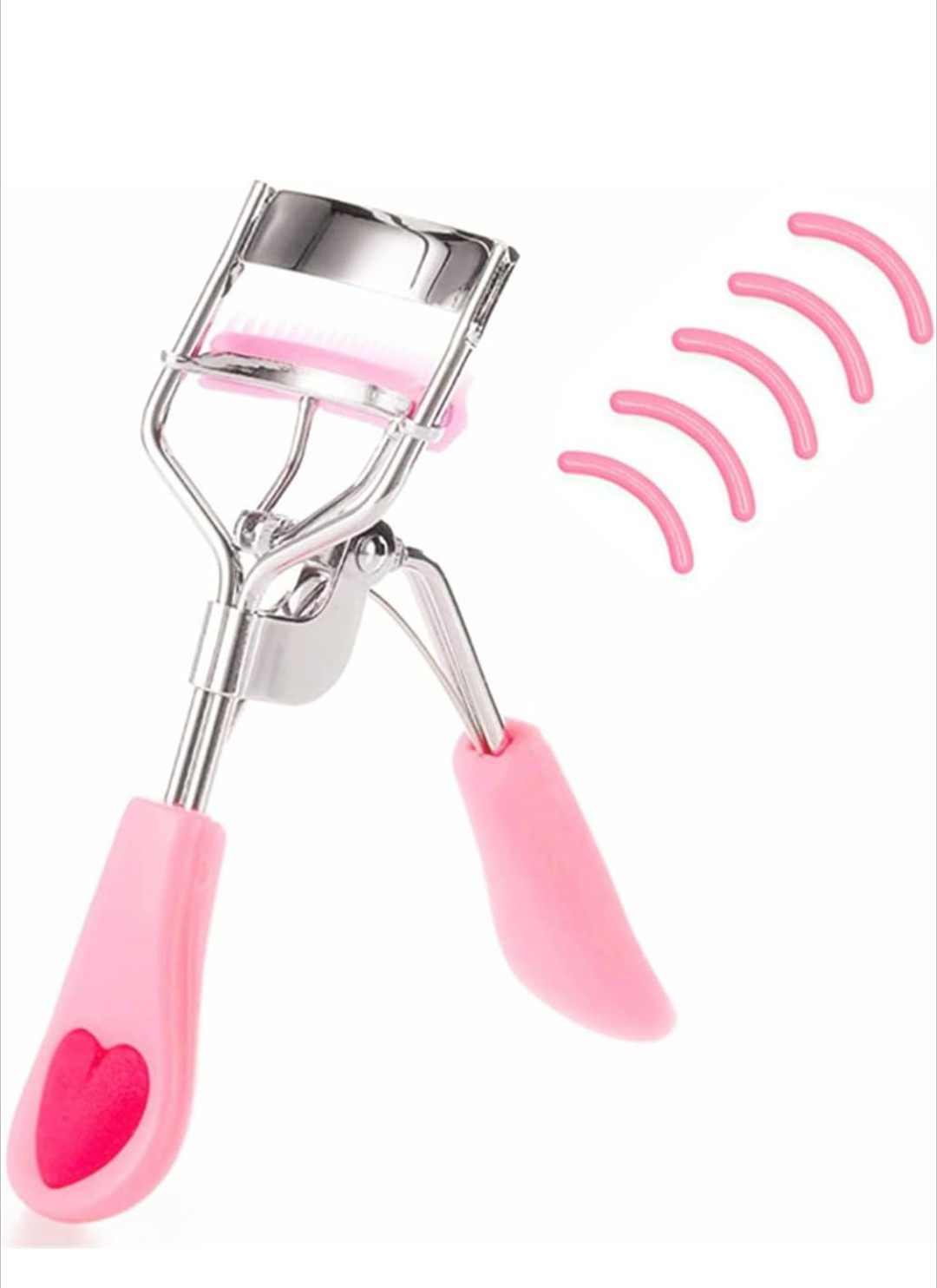 Eyelash Curler with Comfort Grips And Replacement Pads- New