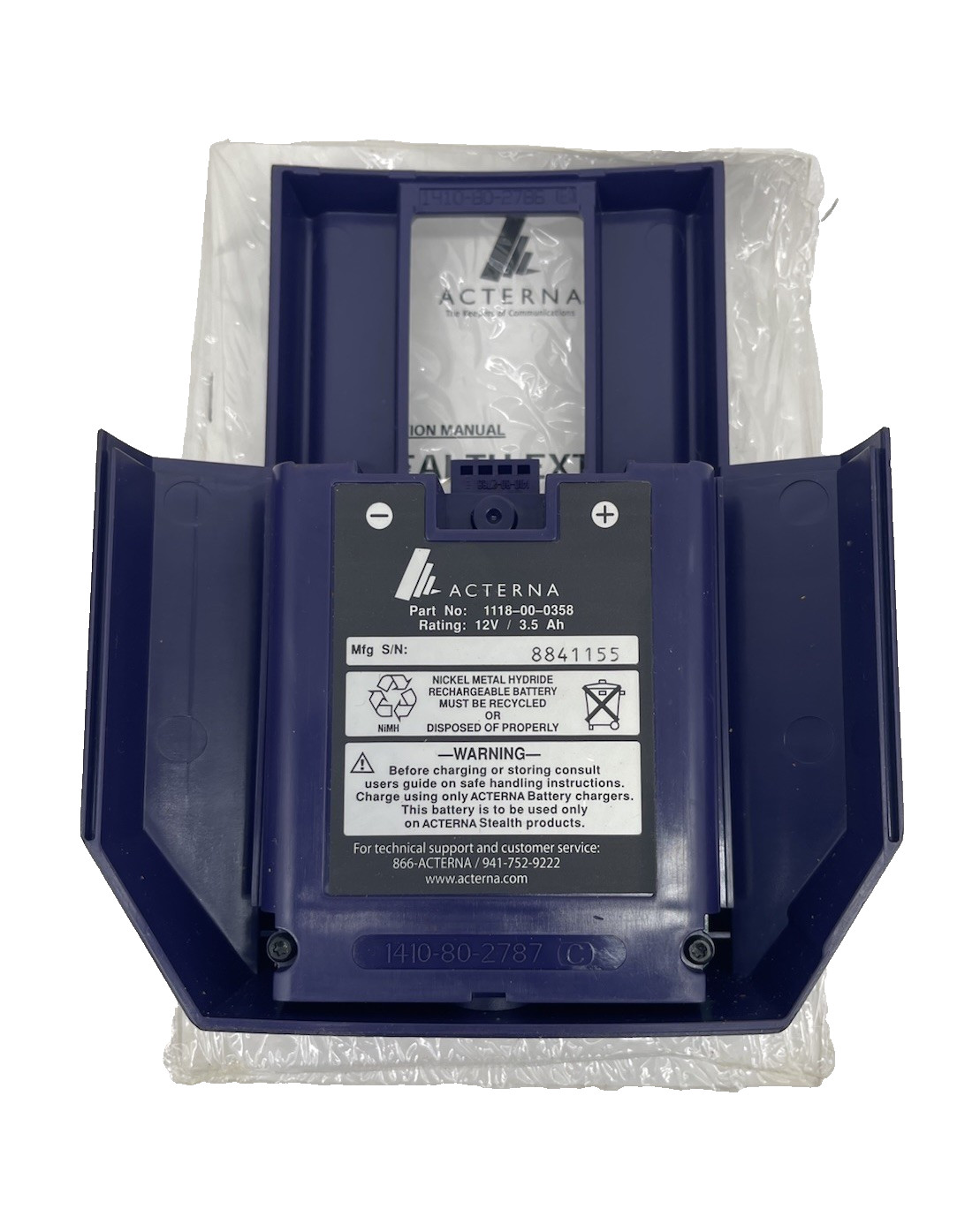 Genuine OEM JDSU Acterna 1118-00-0358 Stealth Extended Life Battery NEW Unused