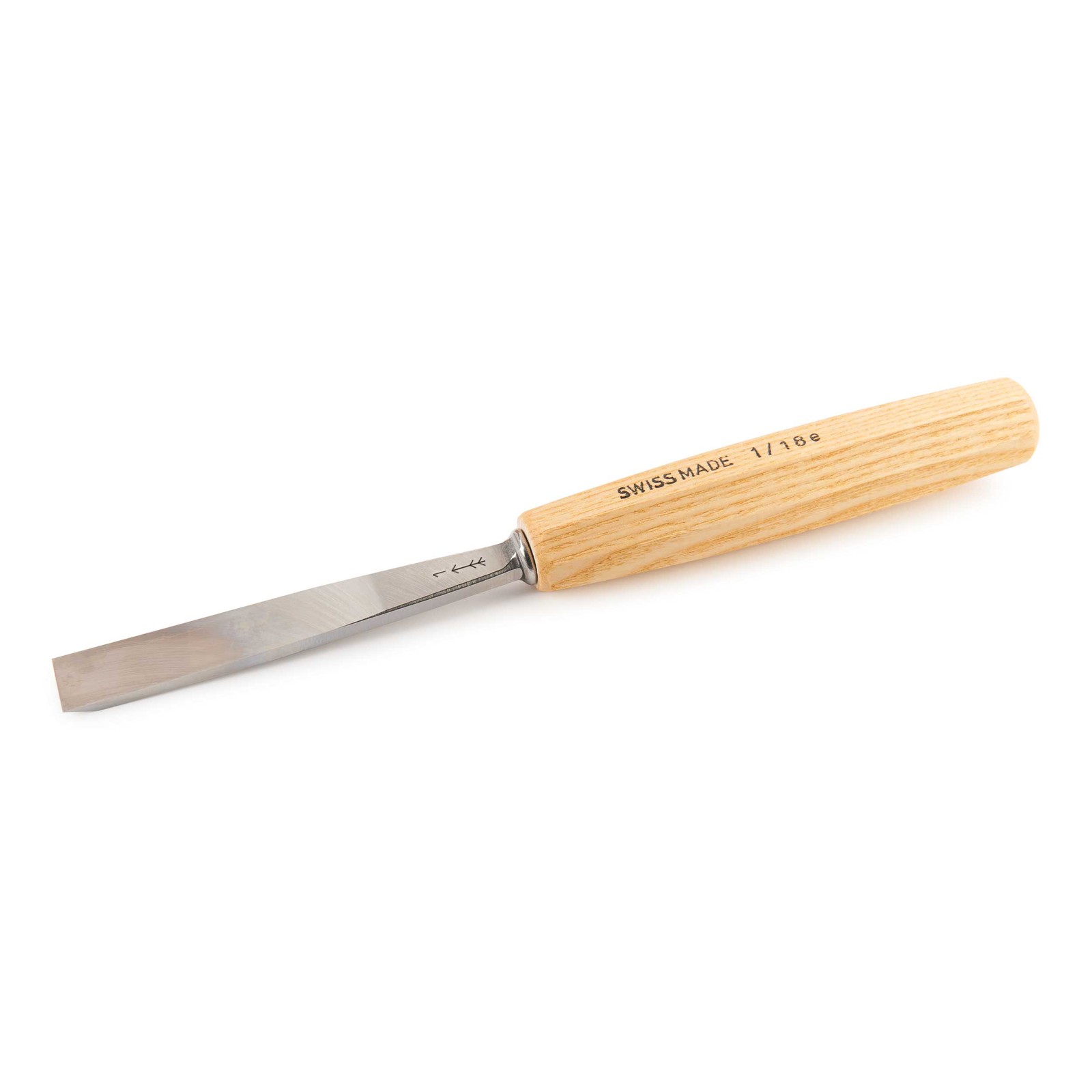 PFEIL "Swiss Made" 18mm # 1 Sweep Straight Chisel - Double Bevel